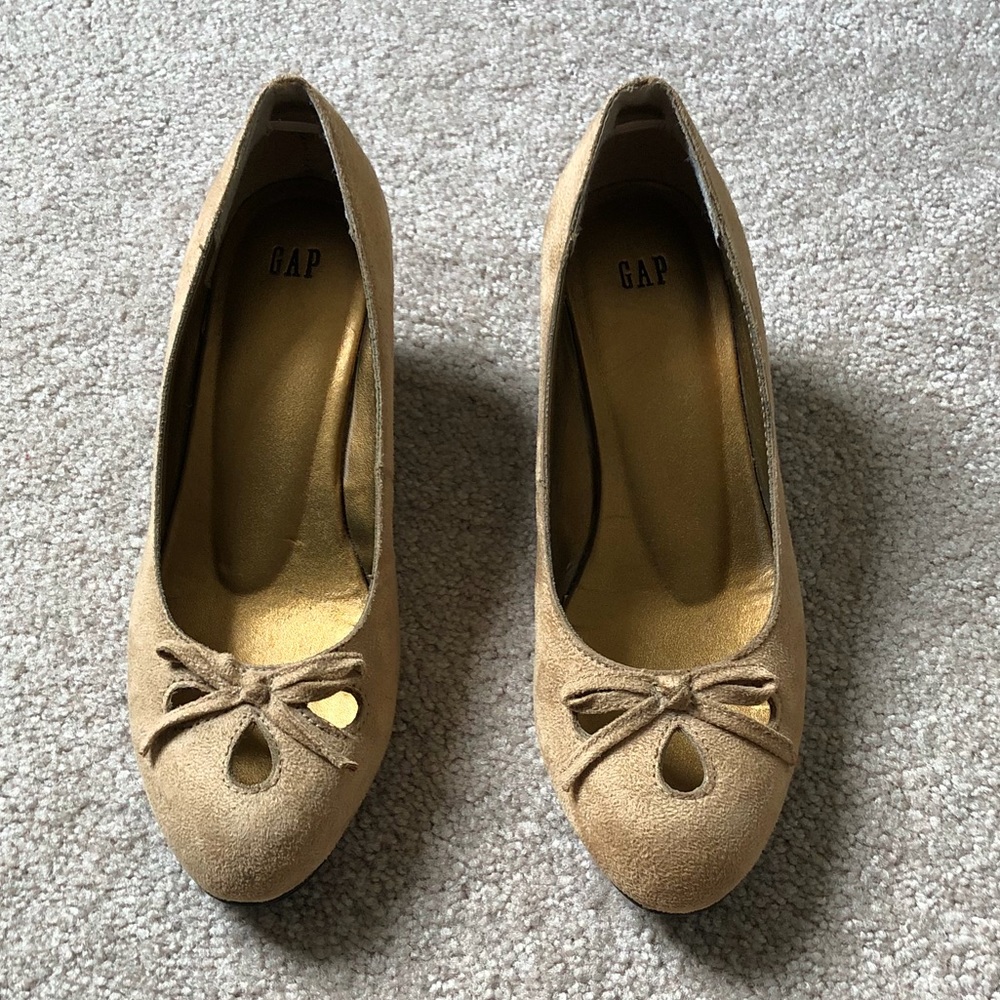GAP Suede Wedge Heels